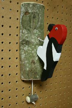 Woodpecker door knocker!