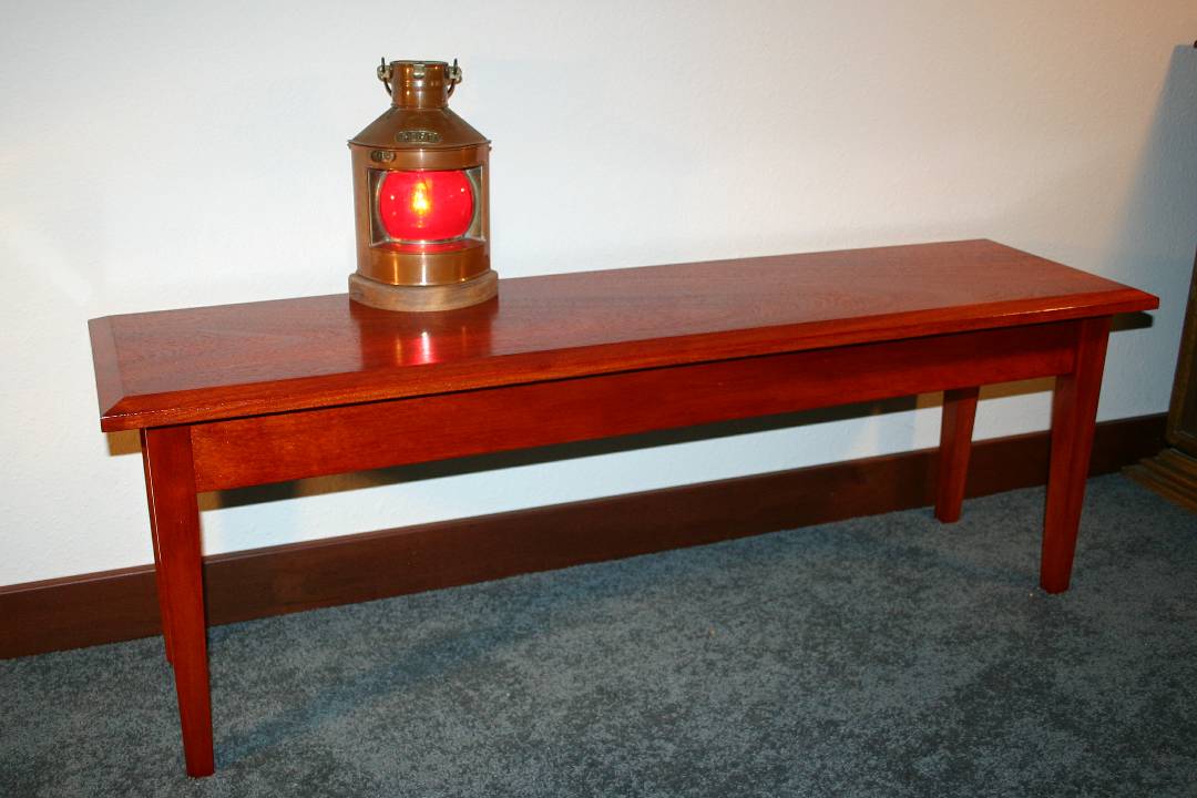 Mahogany Bench